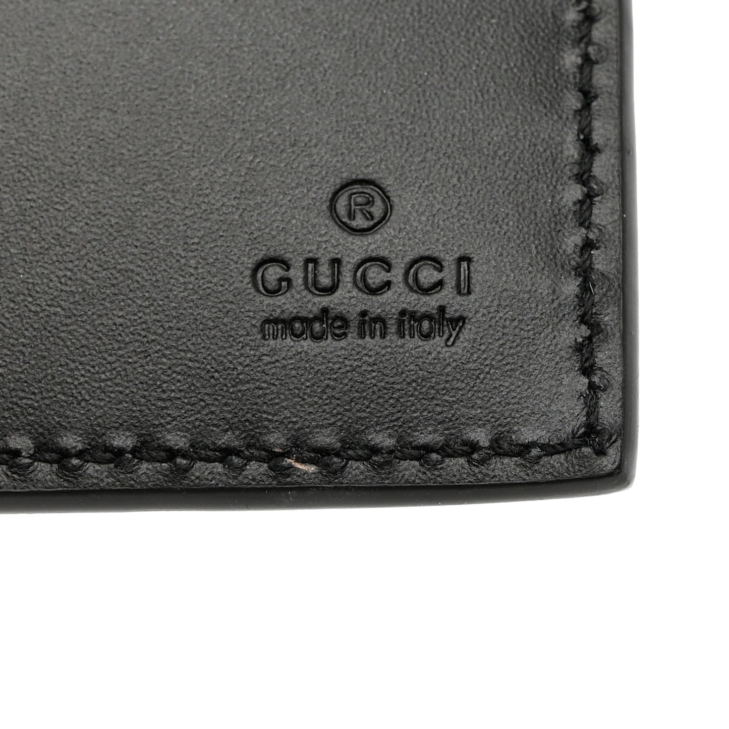 Guccissima Signature Dorian Bi-Fold Wallet Black