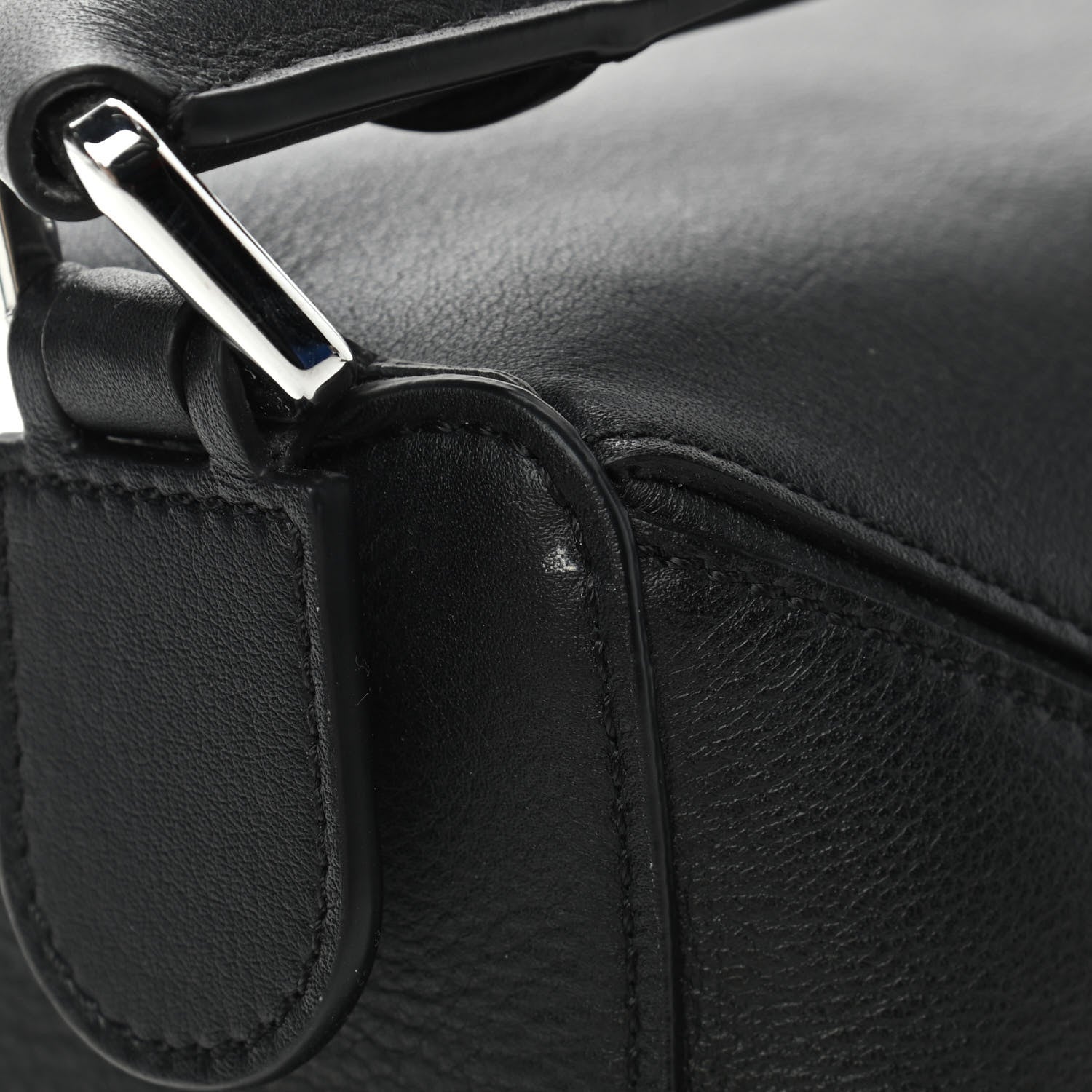 Loewe Calfskin Medium Puzzle Bag Black 5 of 6