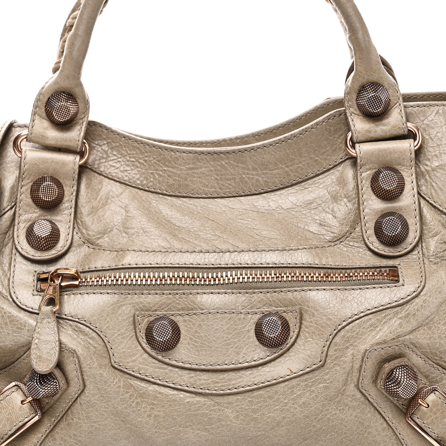 Balenciaga Agneau Giant 21 Rose Gold Hardware City Papyrus 9 of 11