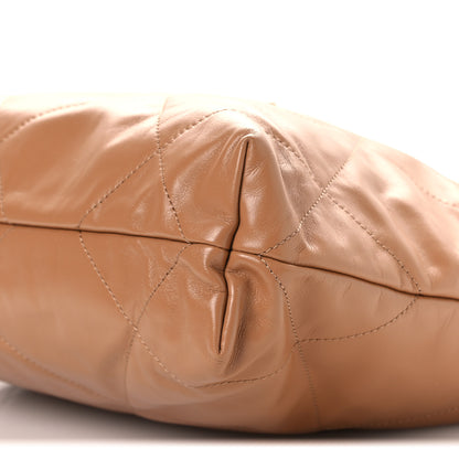 Chanel Shiny Calfskin Quilted Small Chanel 22 Beige 11 of 11
