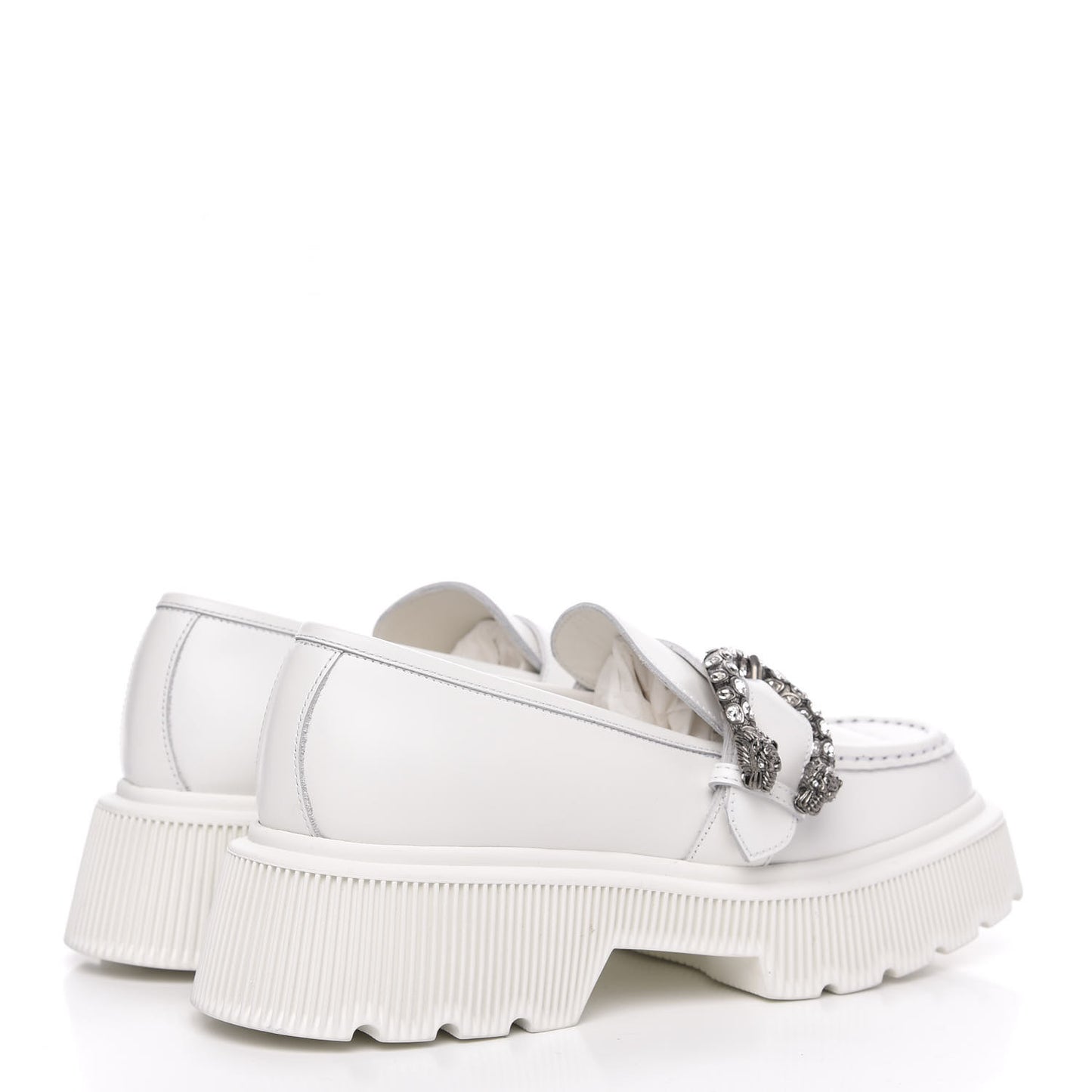 Cordovan Lux Dionysus Hunder Loafers 38 Great White
