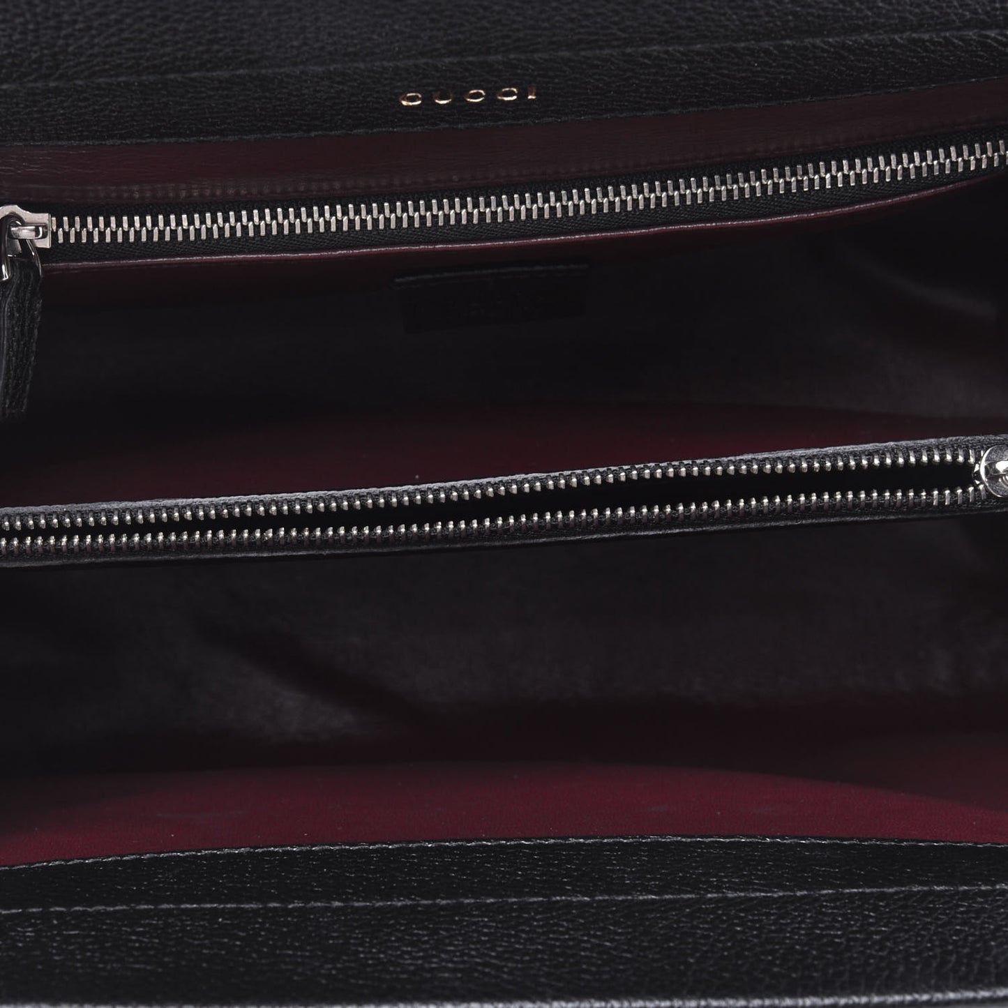 Grainy Calfskin Small Zumi Top Handle Bag Black