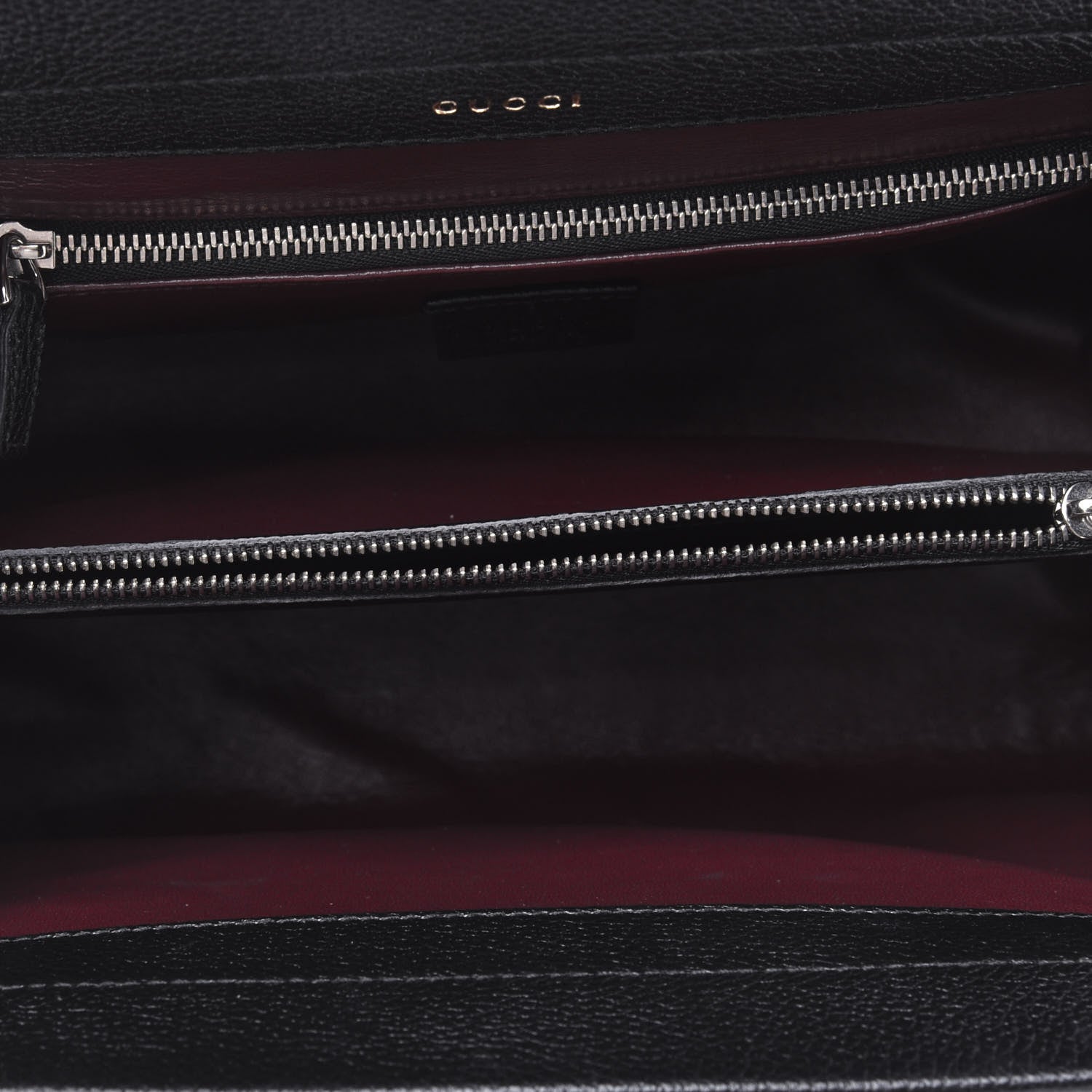 Gucci Grainy Calfskin Small Zumi Top Handle Bag Black 6 of 16