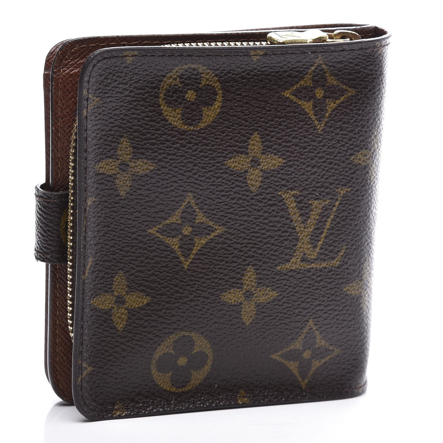 Monogram Compact Zippe Zipped Wallet