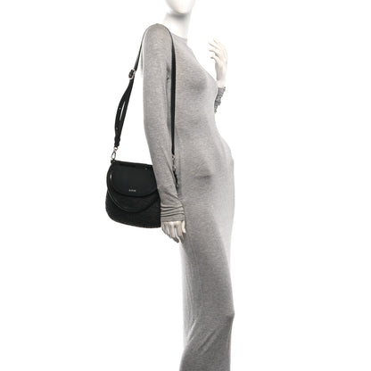 Loewe Raffia Calfskin Medium Pescador Bag Black 2 of 11
