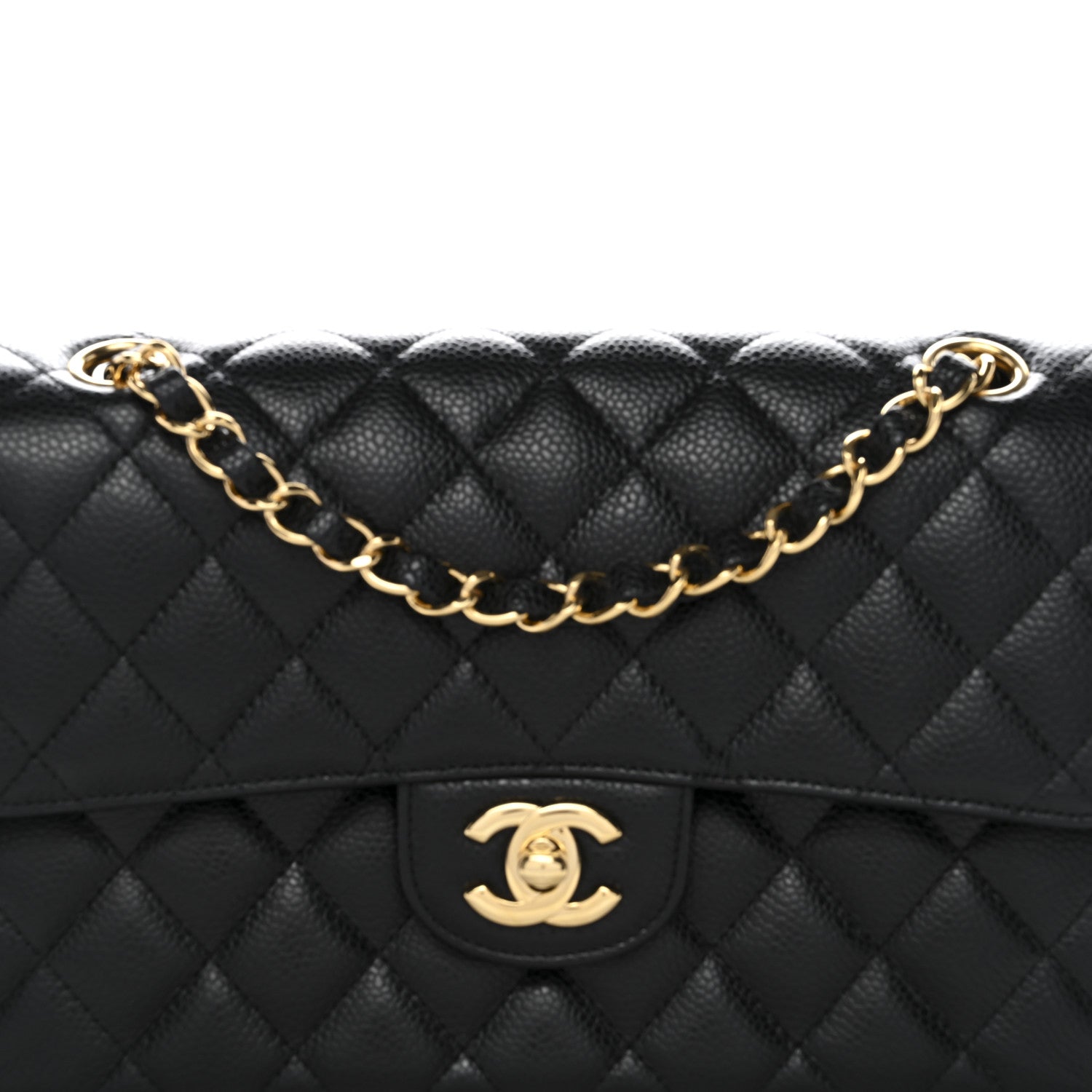 Chanel Caviar Quilted Small Double Flap Black 8 of 13