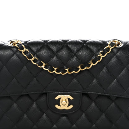 Chanel Caviar Quilted Small Double Flap Black 8 of 13