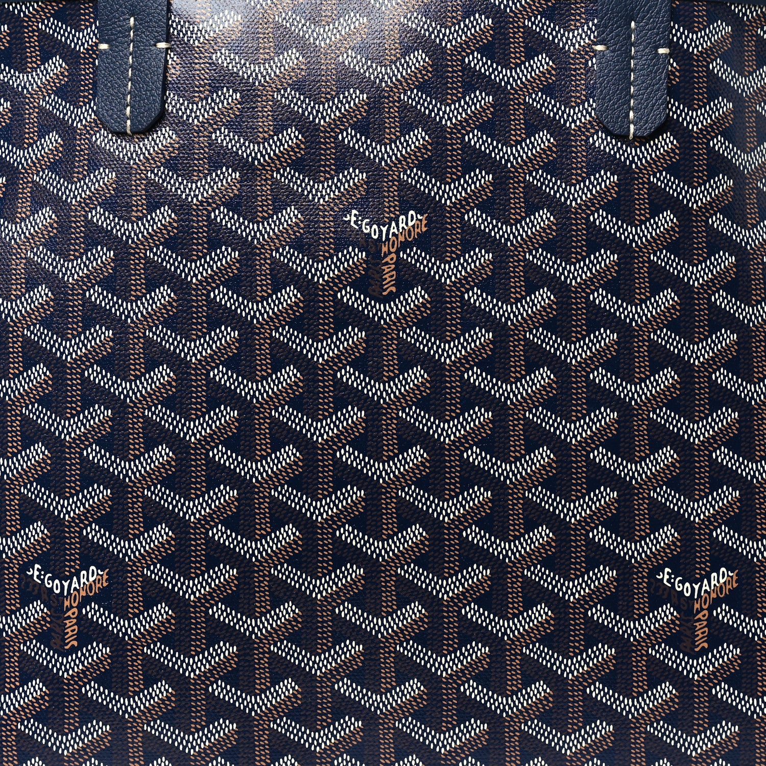 Goyard Goyardine Artois PM Navy 8 of 10
