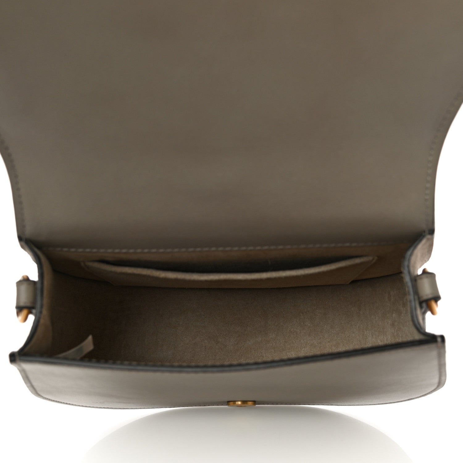 Chloe Calfskin Suede Medium Nile Bracelet Bag Motty Grey 4 of 9