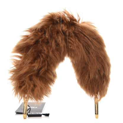 Fendi Alpaca Fur Vitello Dolce Mini Strap You Phosphorus Sand 1 of 6
