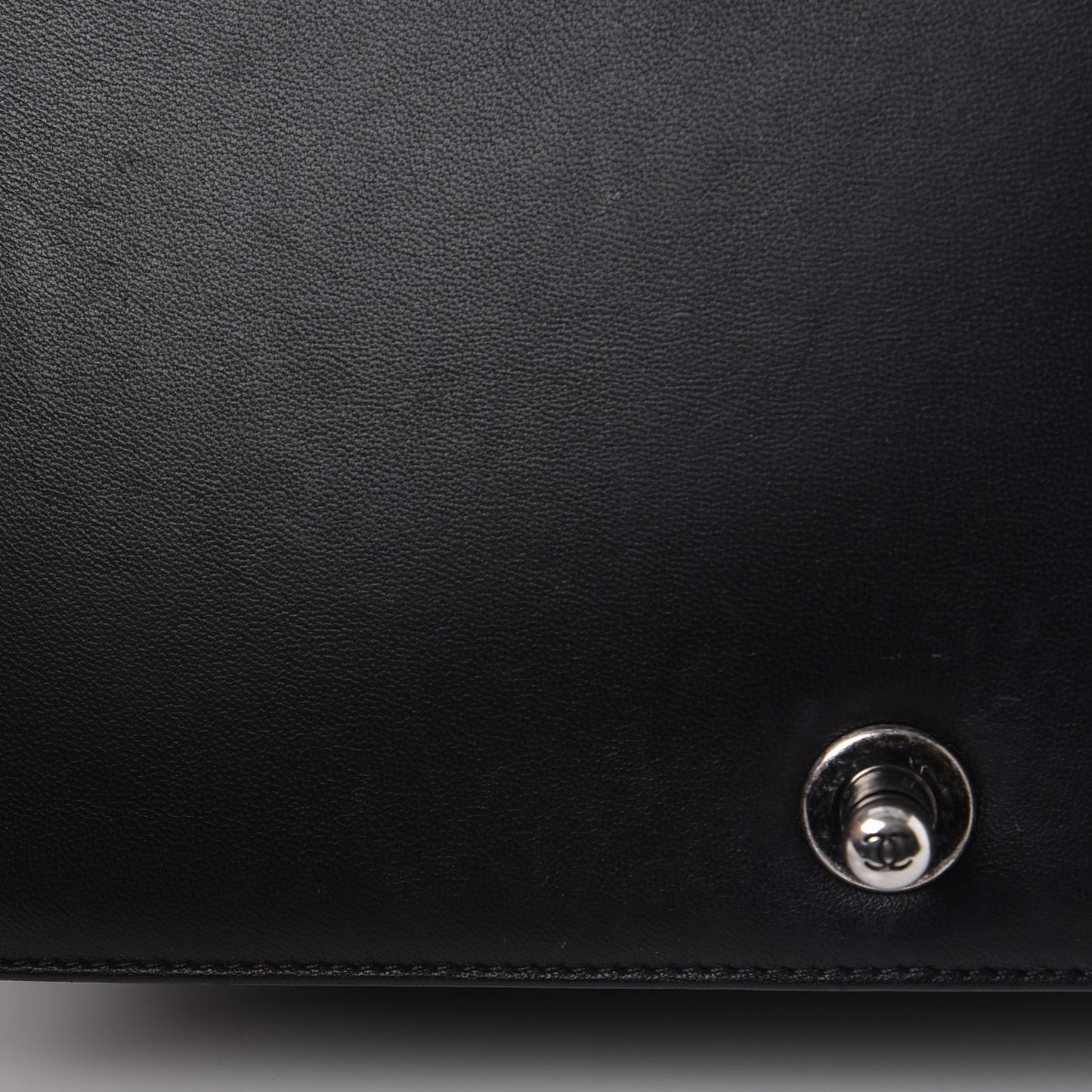 Lambskin Quilted Medium Boy Flap Black