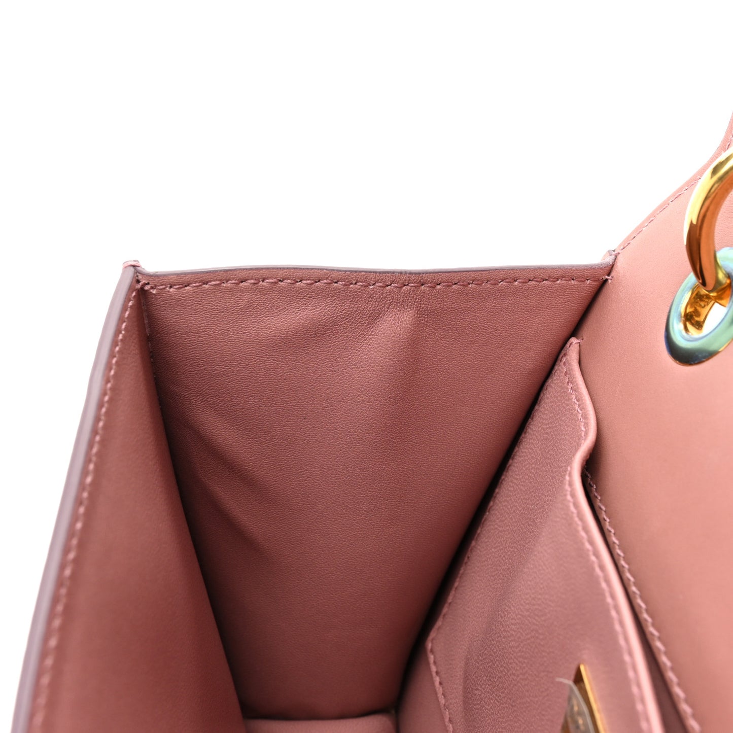 Smooth Calfskin Small DG Amore Envelope Bag Pink