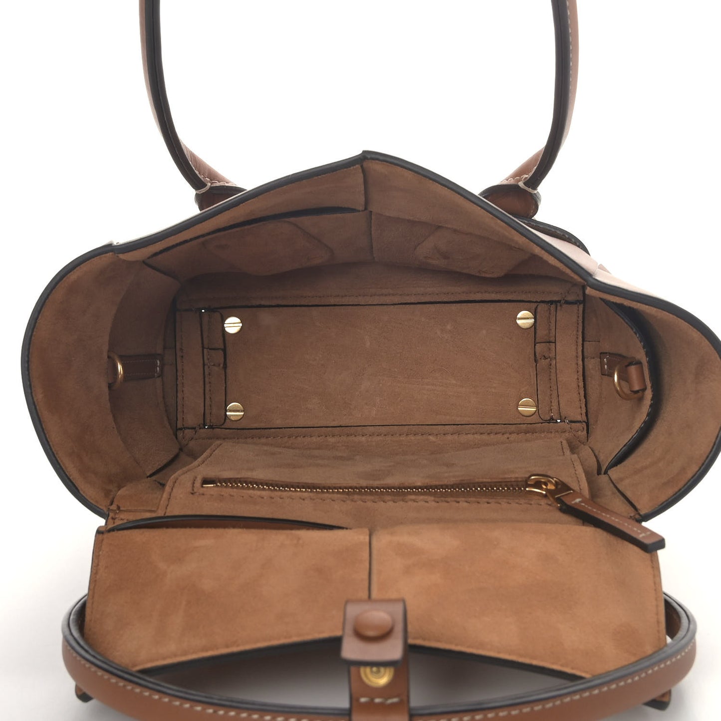French Calfskin Maxi Intrecciato Mini Arco Wood