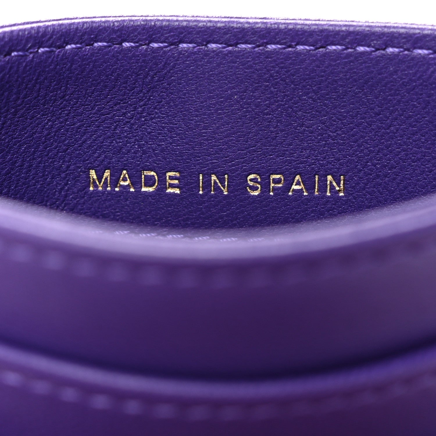 Chanel Lambskin Quilted Boy Card Holder Purple 7 of 9