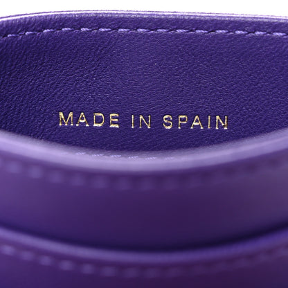 Chanel Lambskin Quilted Boy Card Holder Purple 7 of 9