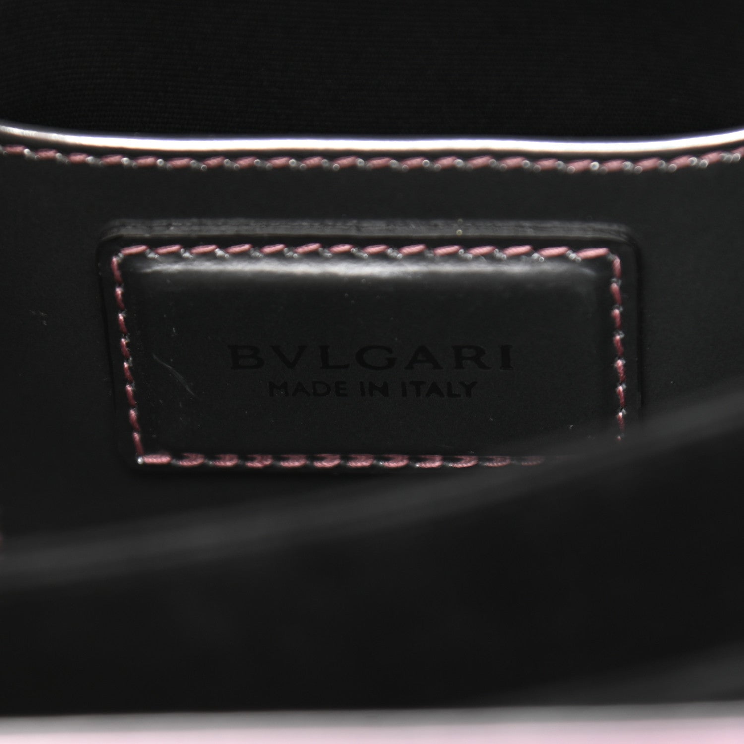Bulgari Metallic Calfskin Contrast Serpenti Forever Top Handle Silver Pink 6 of 10