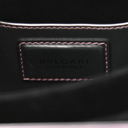 Bulgari Metallic Calfskin Contrast Serpenti Forever Top Handle Silver Pink 6 of 10