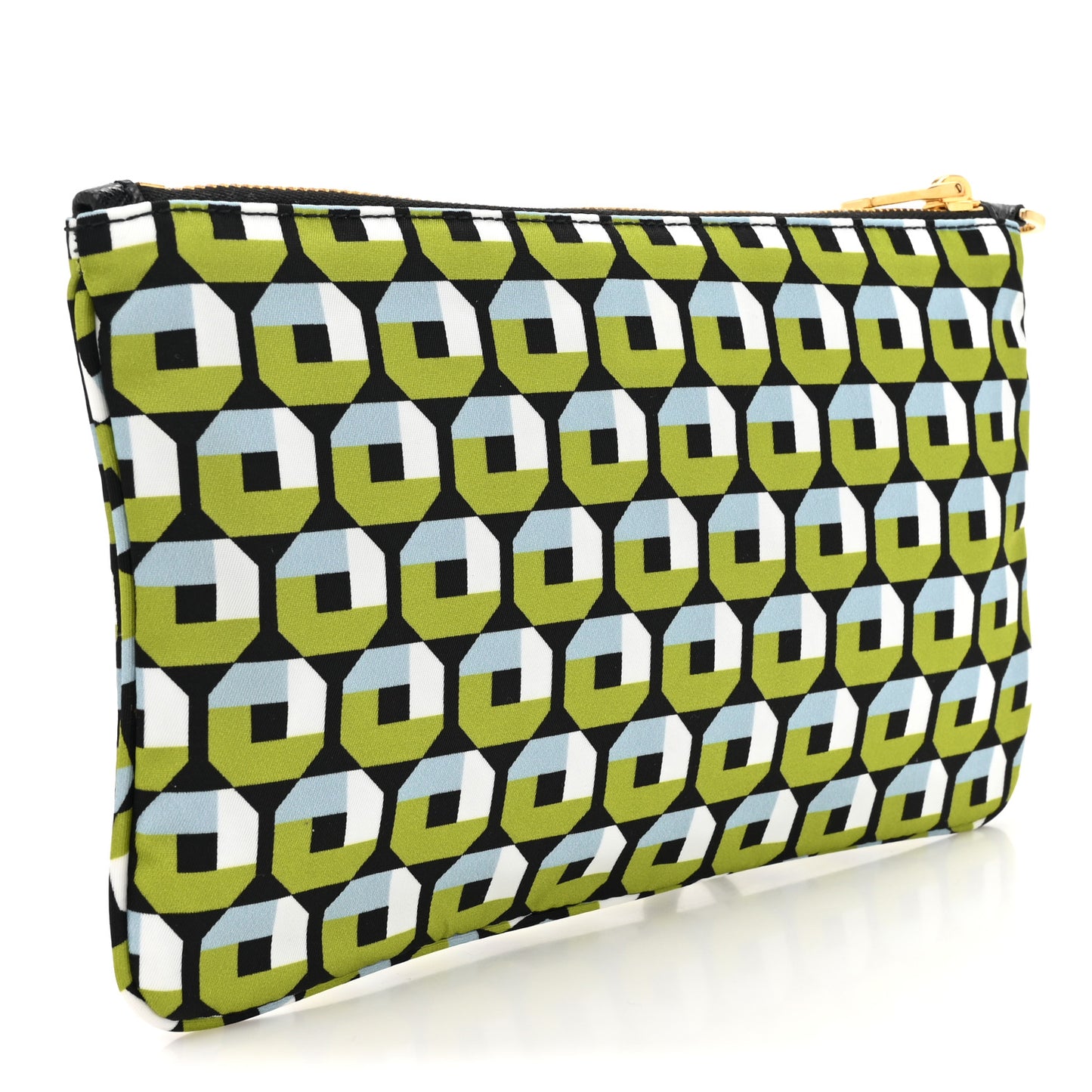 Nylon Printed Holliday Wristlet Black Multicolor