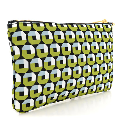 Prada Nylon Printed Holliday Wristlet Black Multicolor 3 of 6