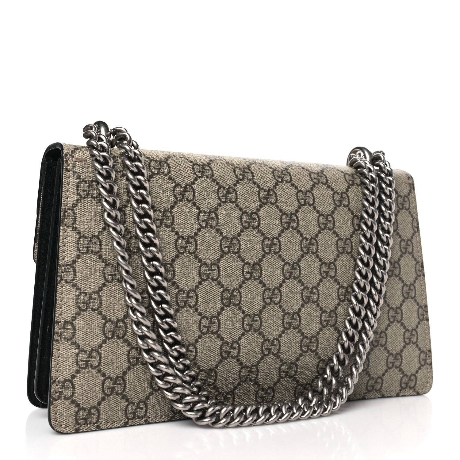 Gucci GG Supreme Monogram Small Dionysus Shoulder Bag Black 3 of 10