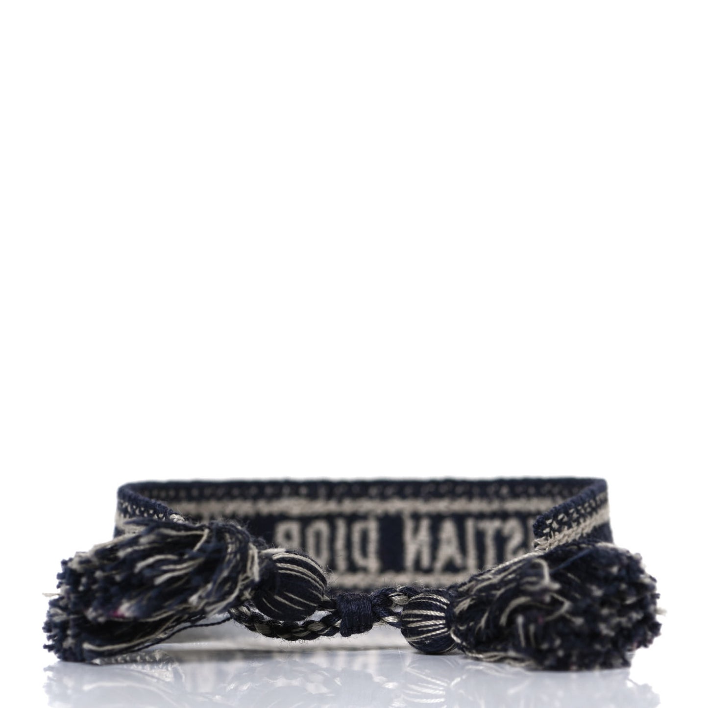 Woven Cotton J'Adior Friendship Bracelet Set Navy