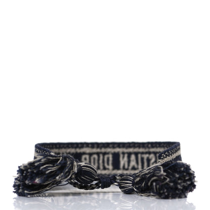Christian Dior Woven Cotton J'Adior Friendship Bracelet Set Navy 6 of 7