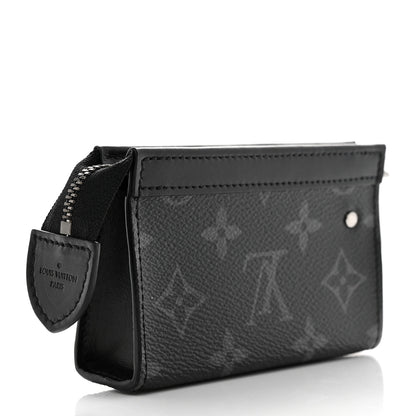 Louis Vuitton Monogram Eclipse Key Pouch Voyage 3 of 8