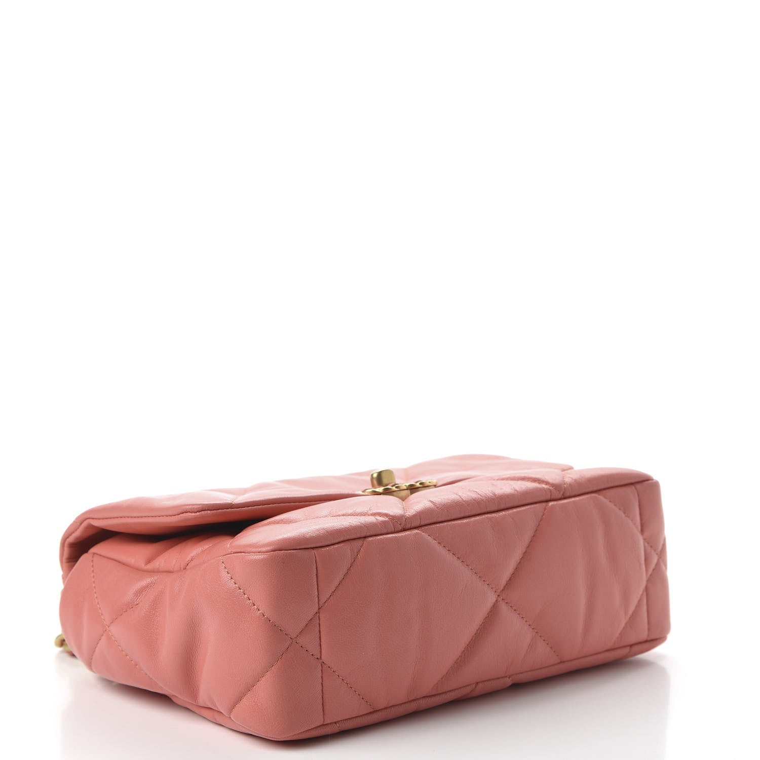 Chanel Goatskin Quilted Medium 19 Flap Pink 4 of 11