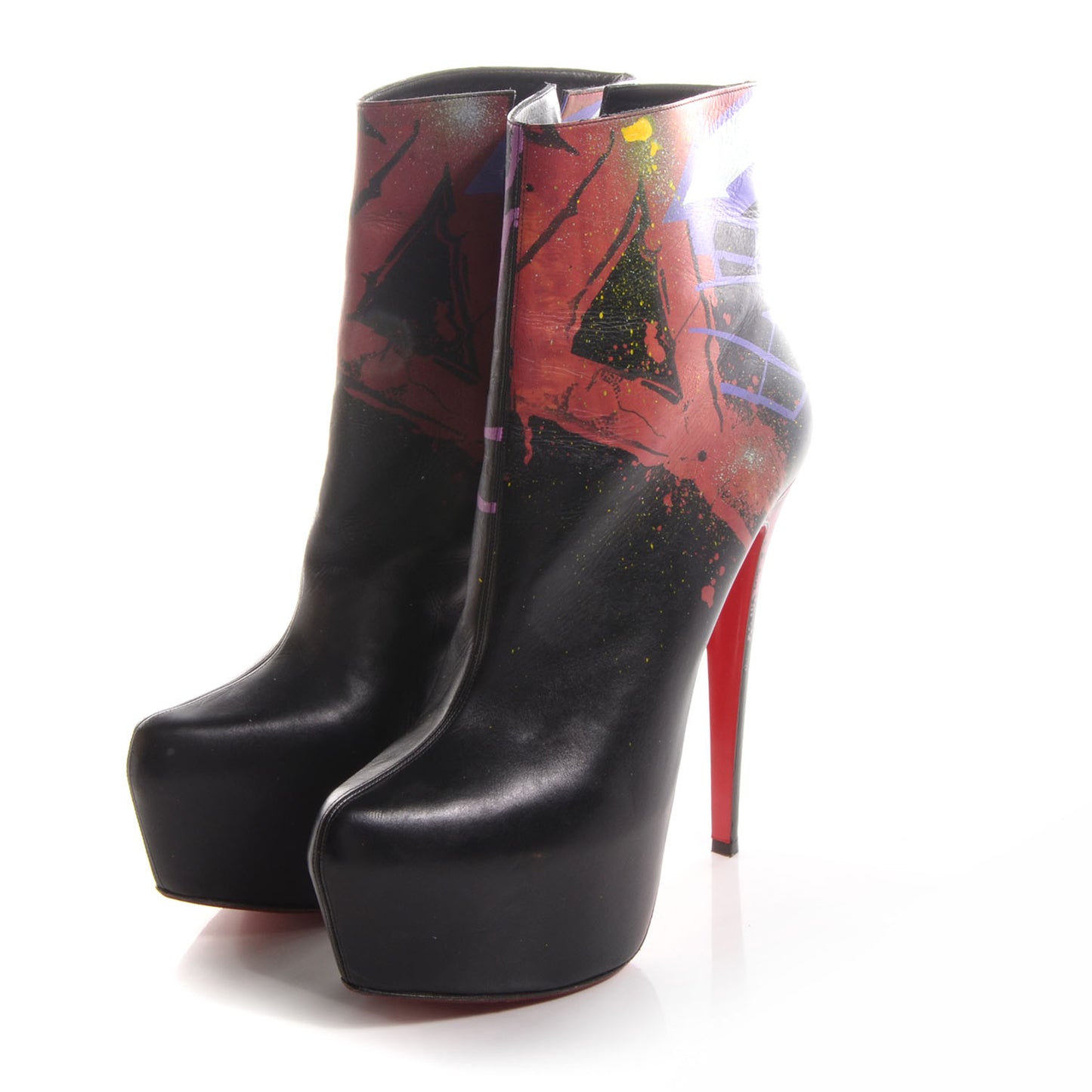 Calfskin Daf Booty Tag 160 Ankle Boots 41 Black