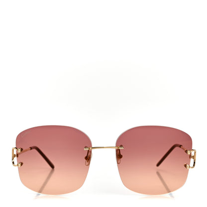 Cartier Metal C Decor CT0037RS Sunglasses Gold 2 of 8