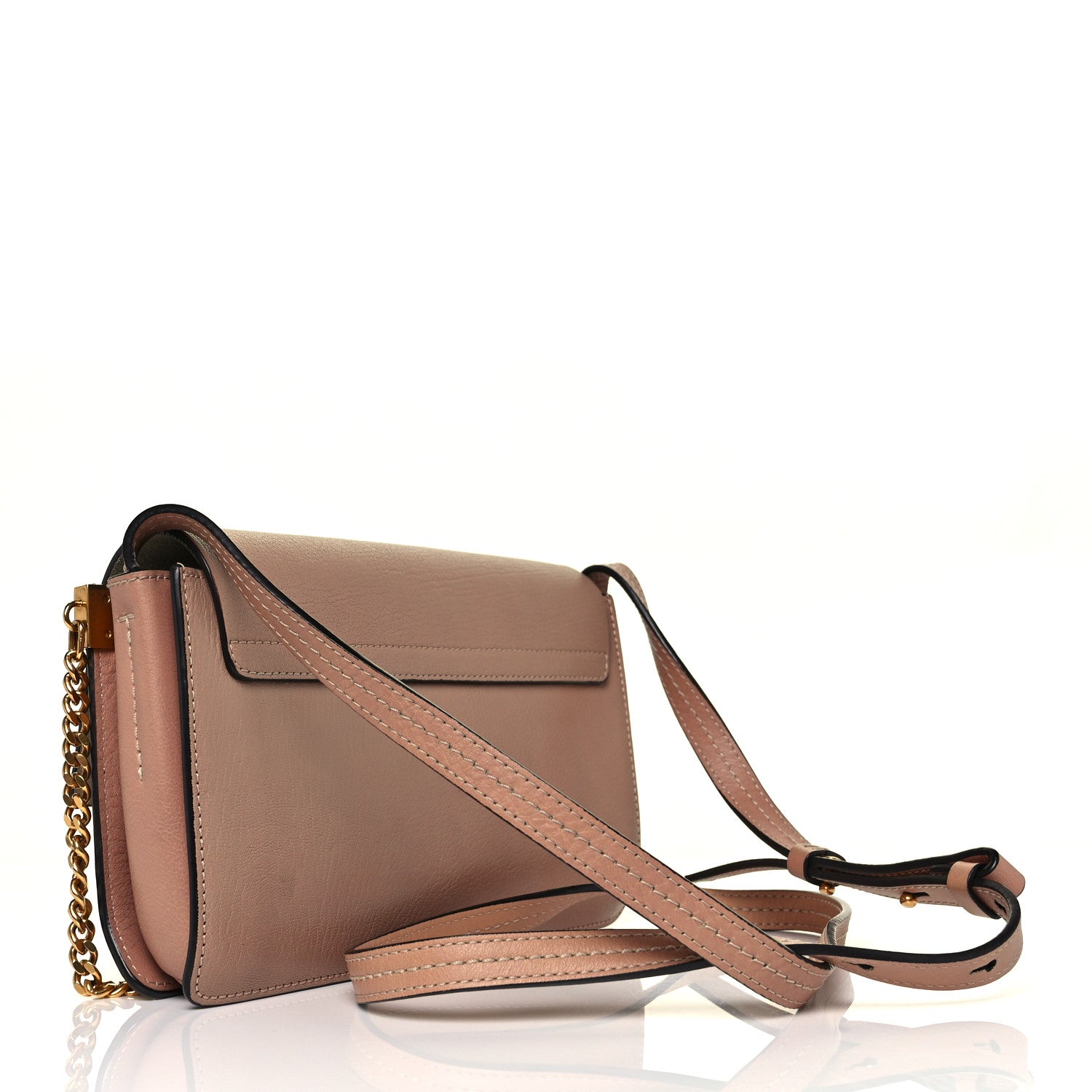Chloe Calfskin Small Faye Shoulder Bag Blush 2 of 7