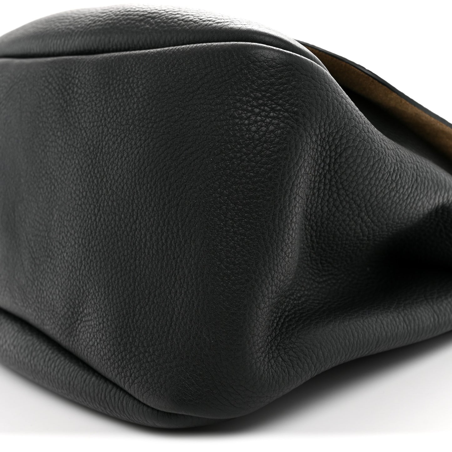 Calfskin Small Mail Bag Bottle Green