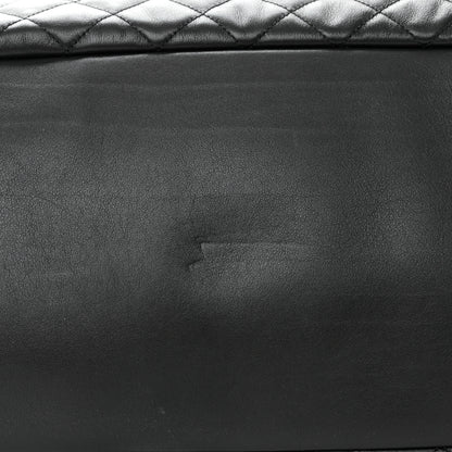 Saint Laurent Calfskin Quilted ES Giant Travel Bag Black 10 of 15