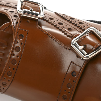 Miu Miu X CHURCH'S Calfskin Double Monk Loafer 37 Tabacco 9 of 9