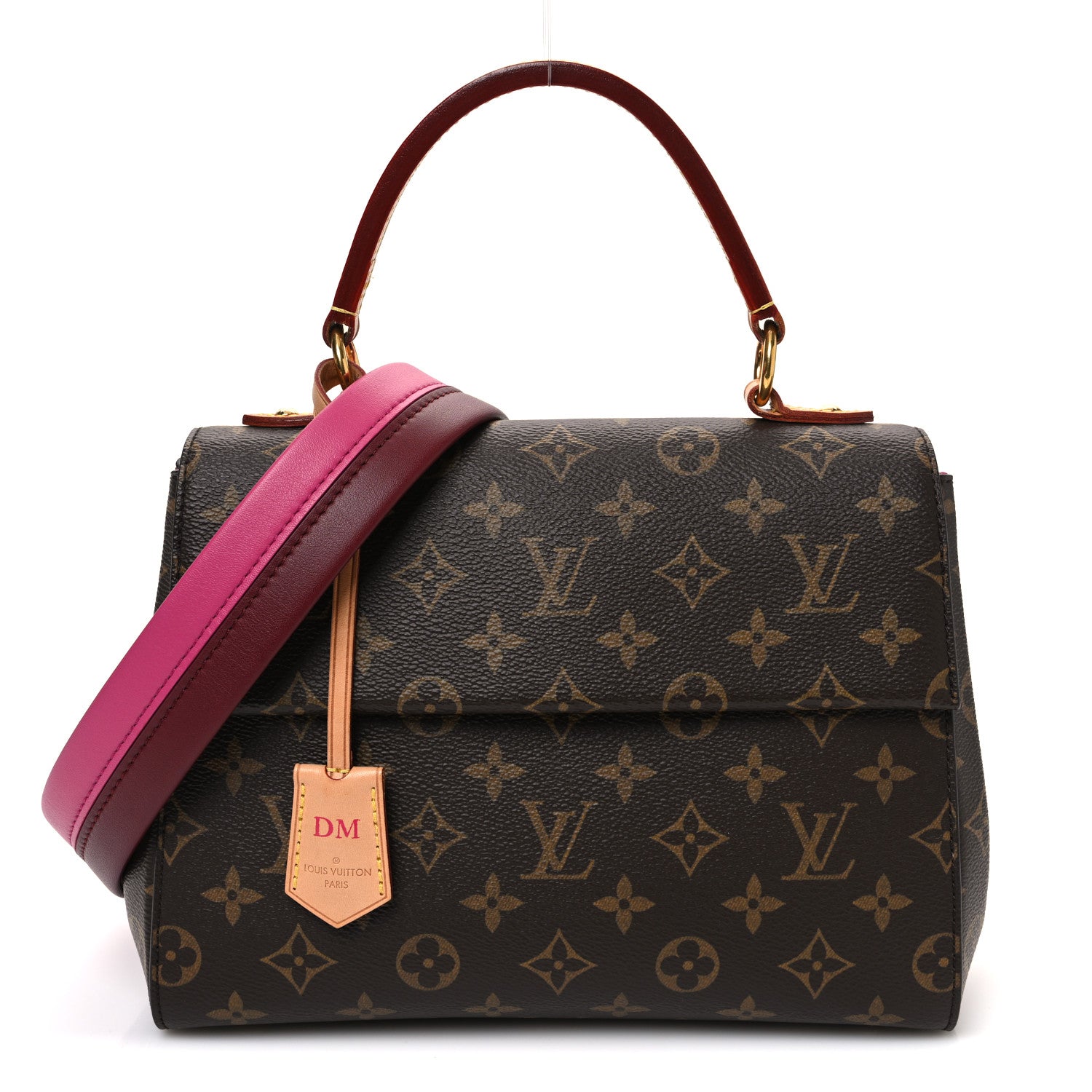 Louis Vuitton Monogram Cluny BB Bordeaux Fuchsia 1 of 11