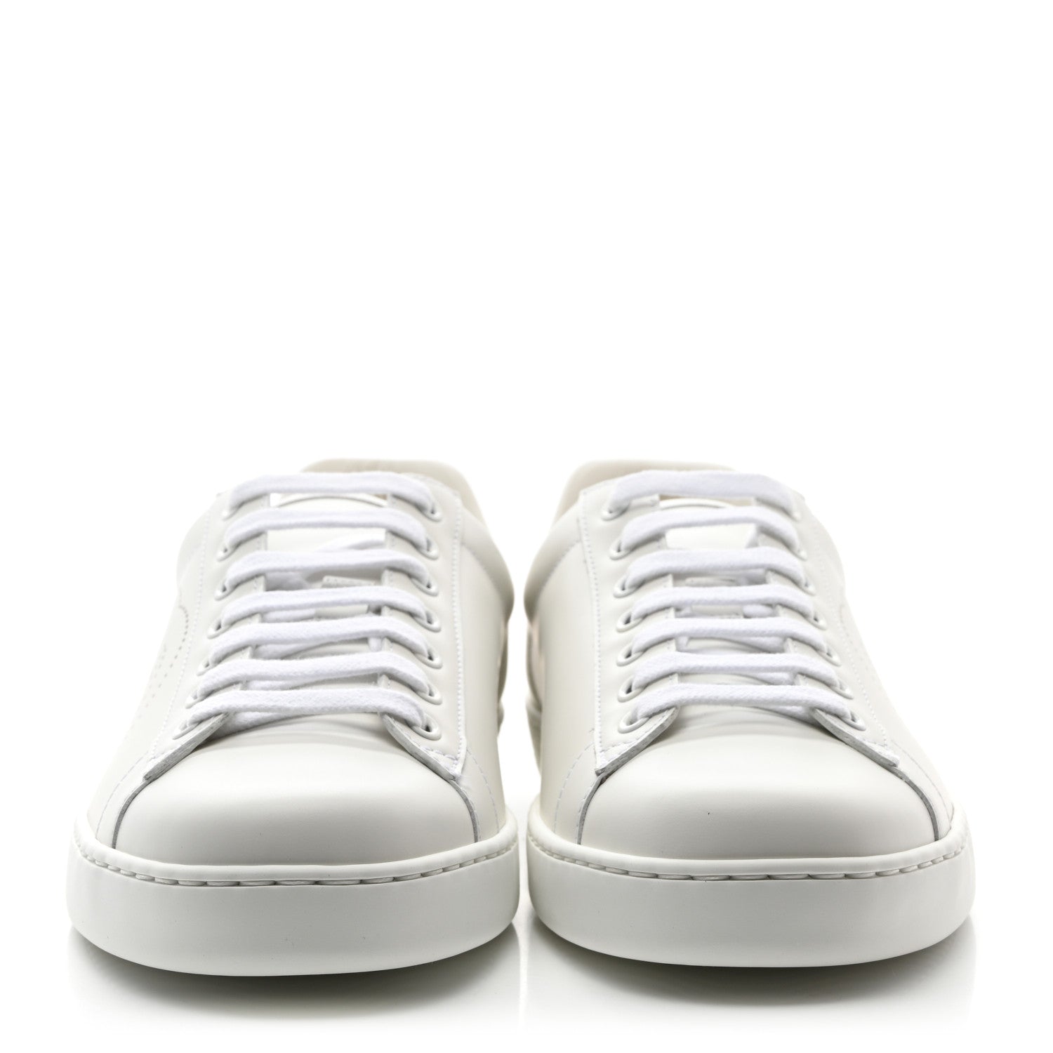 Gucci Calfskin Interlocking G Perforated Mens Ace Sneakers 8 White Grey Sky 2 of 11