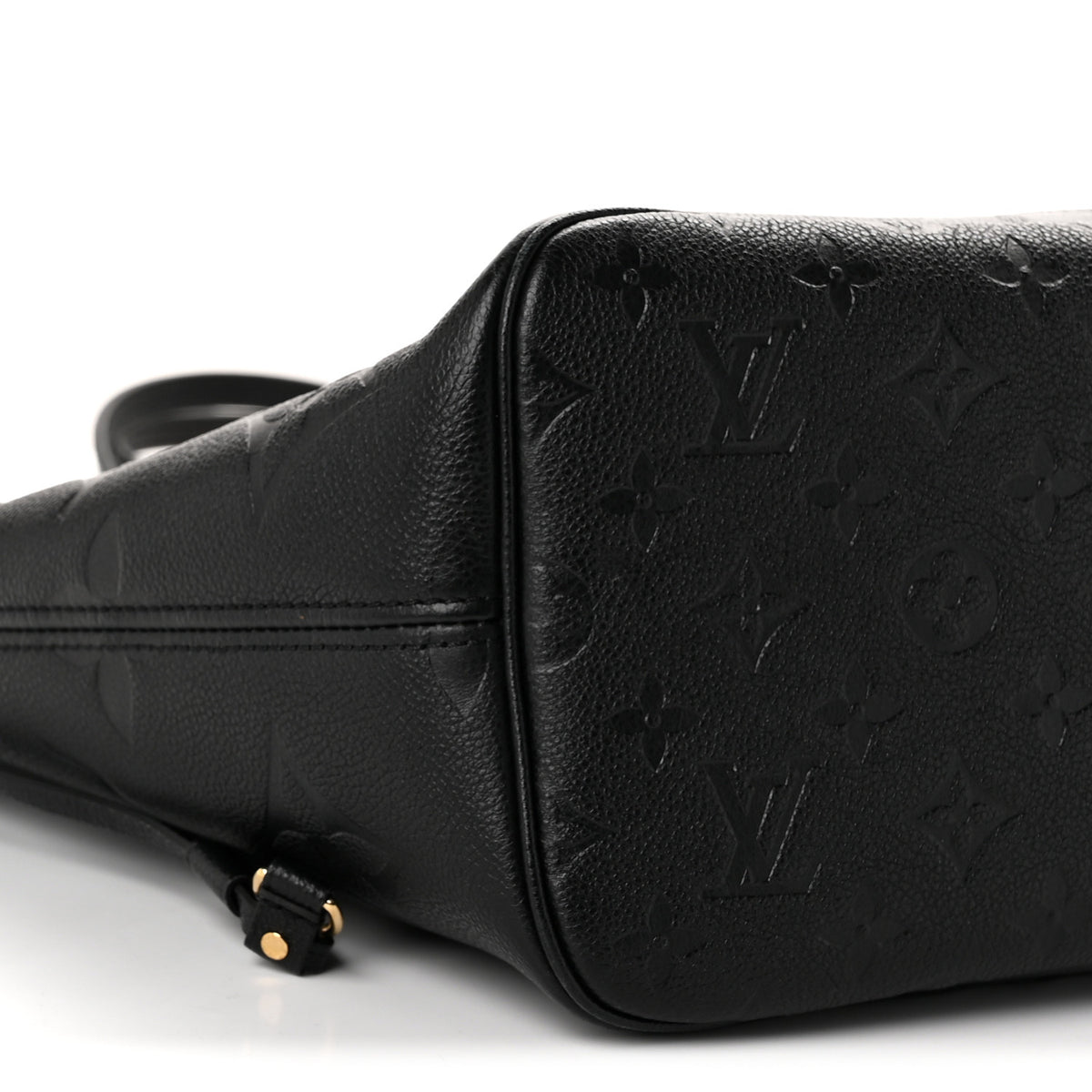 Louis Vuitton Empreinte Monogram Giant Neverfull MM Black 9 of 10