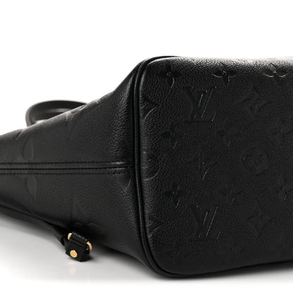 Louis Vuitton Empreinte Monogram Giant Neverfull MM Black 9 of 10
