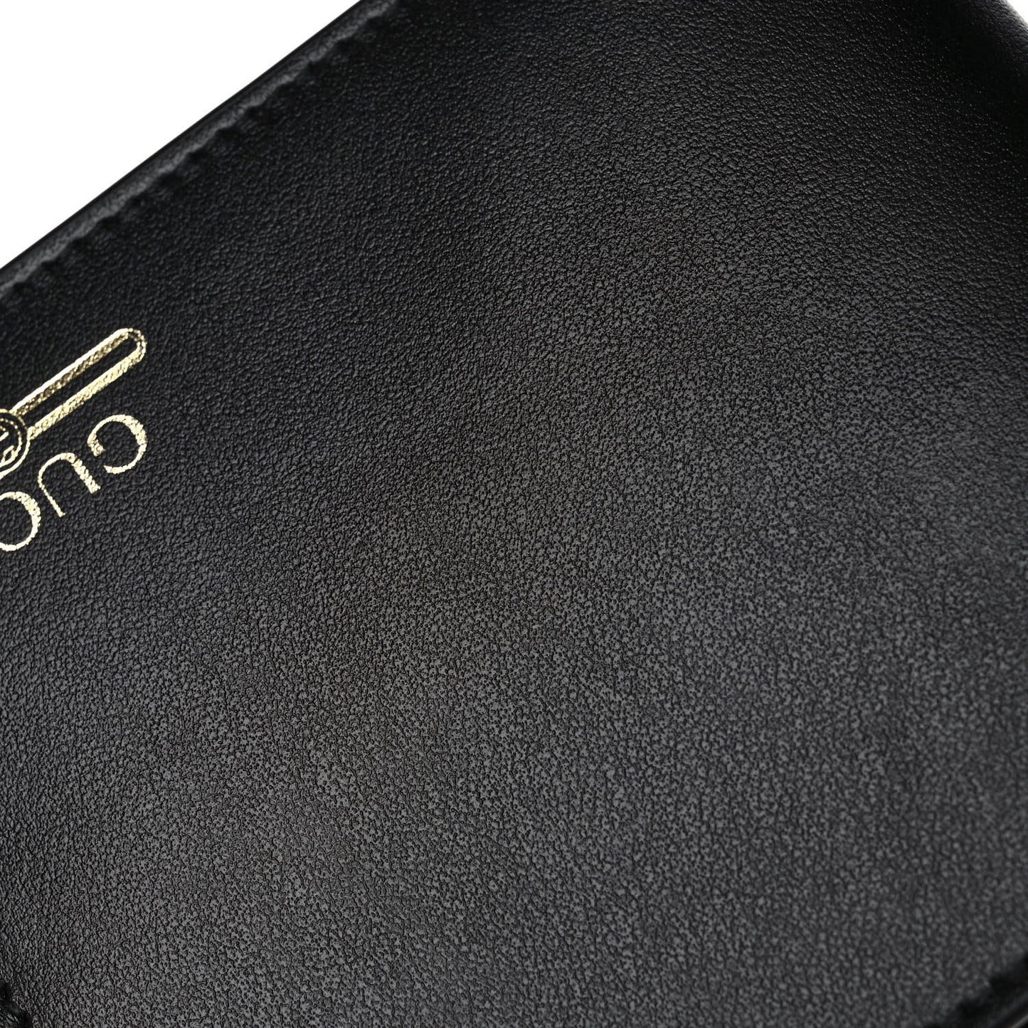Plutone Calfskin Logo Bi-Fold Wallet Black
