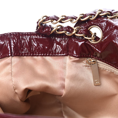 Chanel Vinyl Rock and Chain Medium Flap Bordeaux 8 of 11