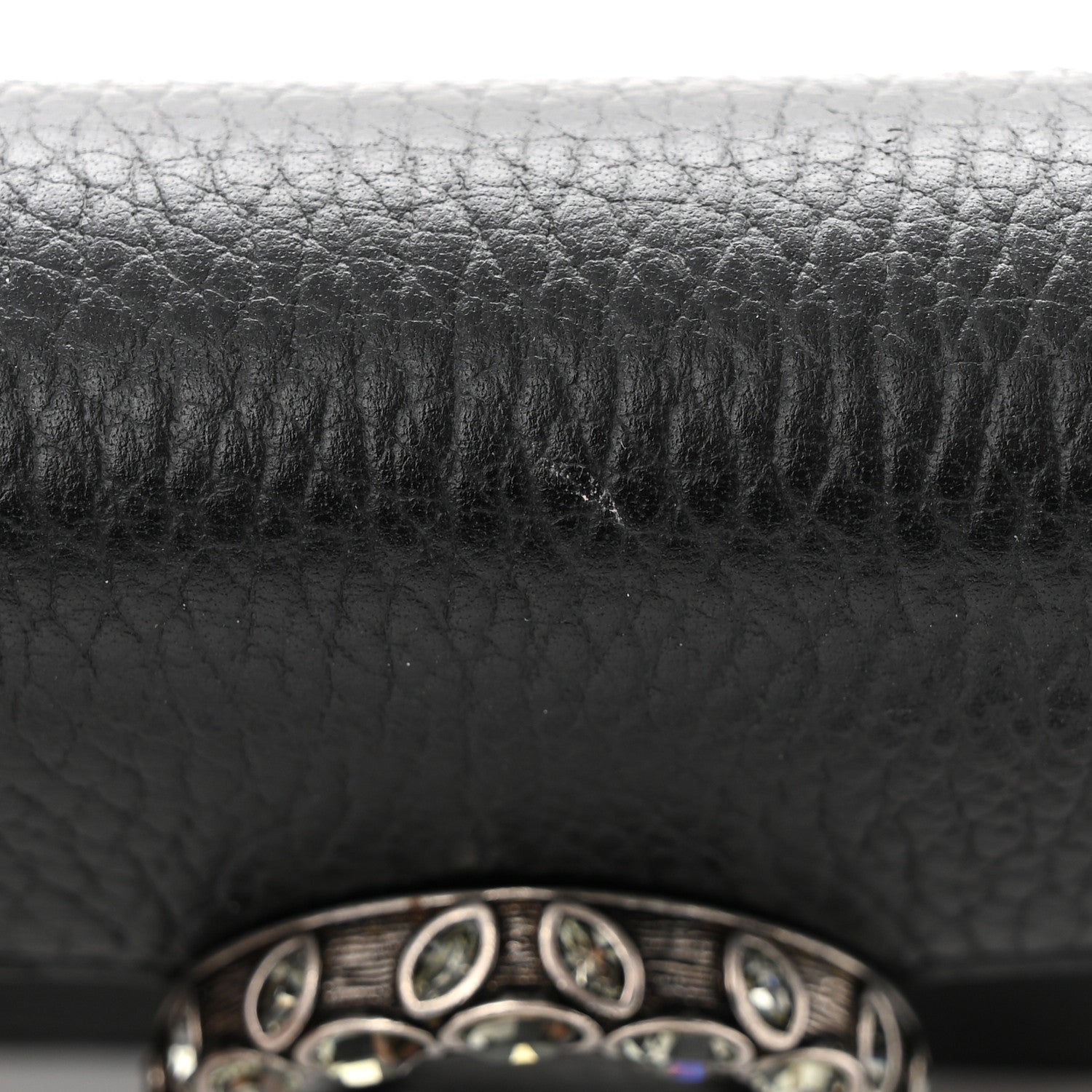 Gucci Calfskin Super Mini Dionysus Shoulder Bag Black 10 of 11