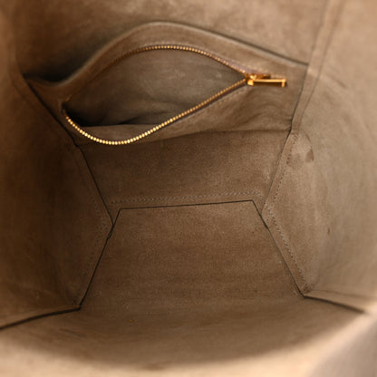 Celine Soft Grained Calfskin Small Sangle Bucket Bag Taupe 5 of 10