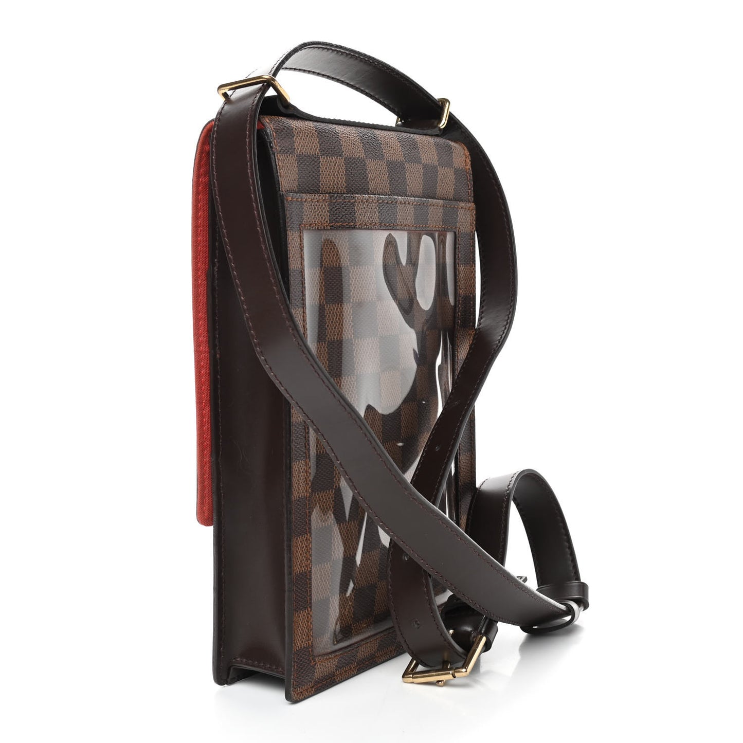 Damier Ebene Portobello Travel Shoulder Bag