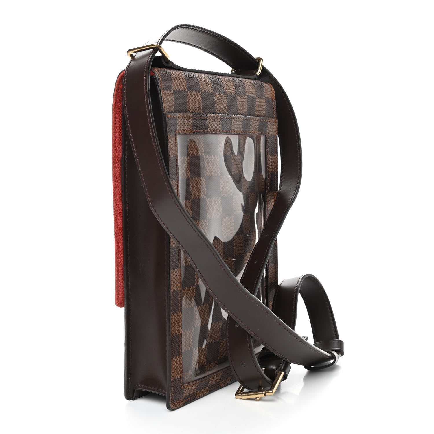 Louis Vuitton Damier Ebene Portobello Travel Shoulder Bag 3 of 9