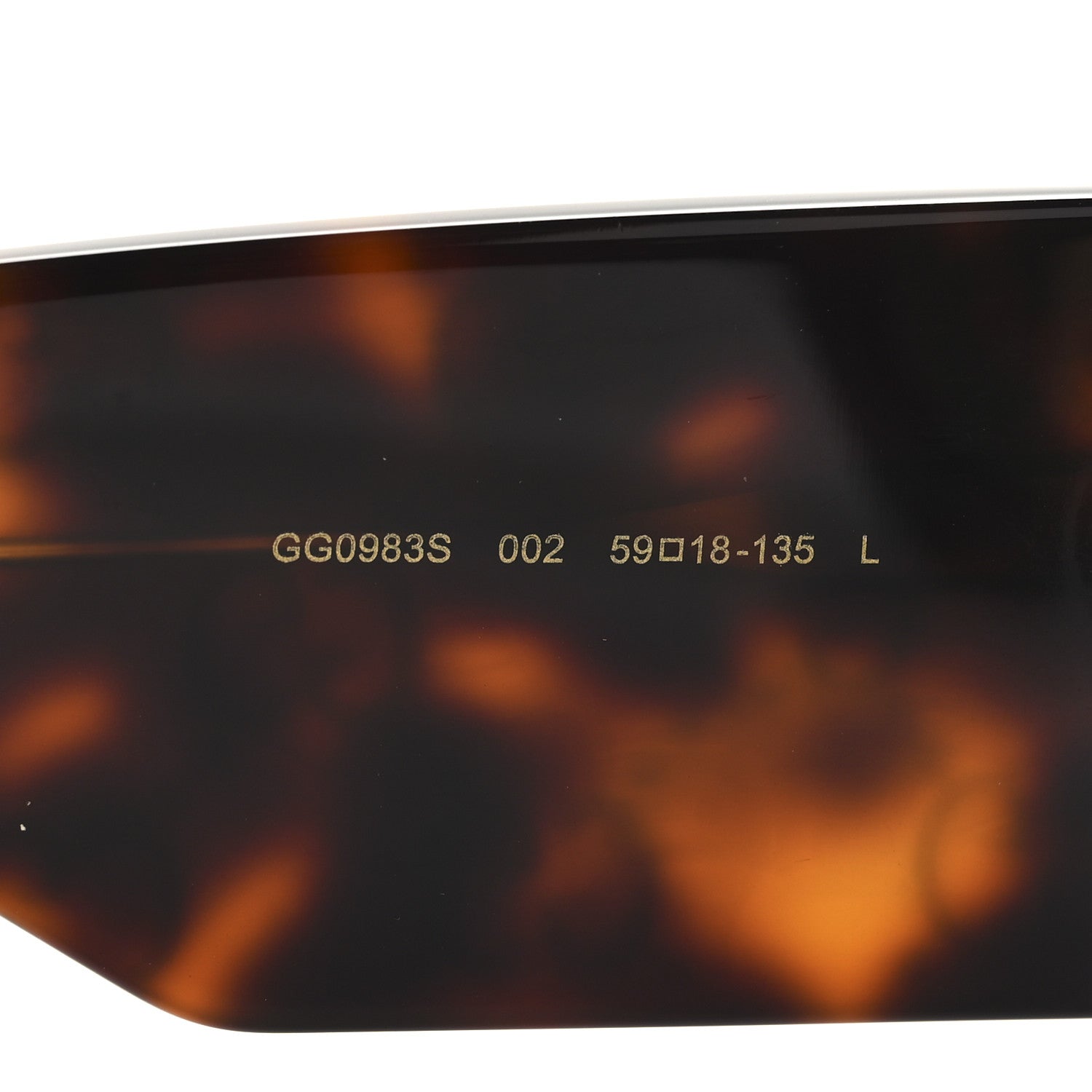 Gucci Acetate Monogram Shield Sunglasses GG0983S Havana 6 of 7