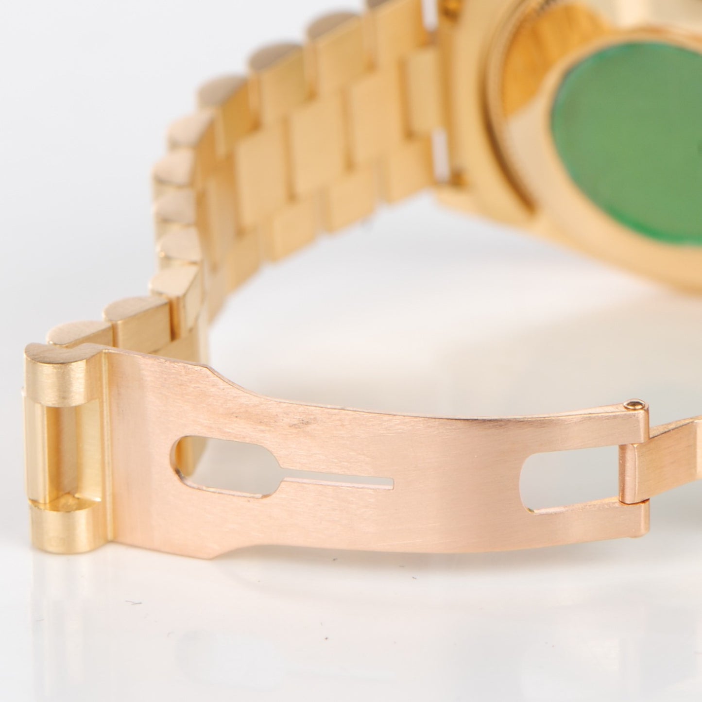18K Yellow Gold 31mm Oyster Perpetual Datejust President Watch Champagne 68278
