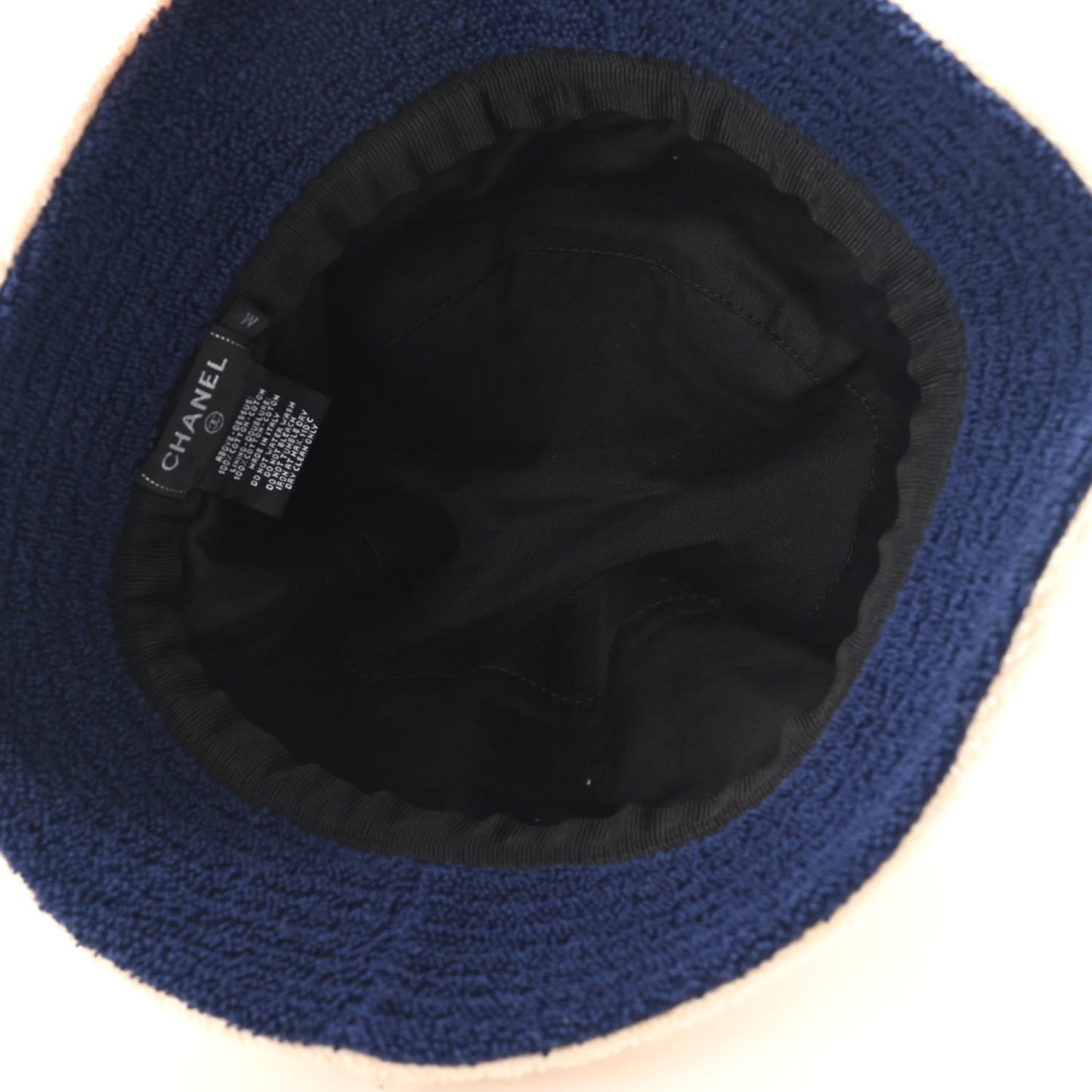 Terry Cloth CC Bucket Hat M Ecru