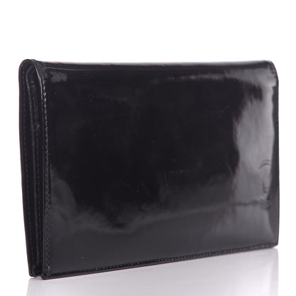 Chanel Patent CC Yen Wallet Black 3 of 11