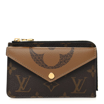 Louis Vuitton Reverse Monogram Recto Verso Card Holder Brown 1 of 8
