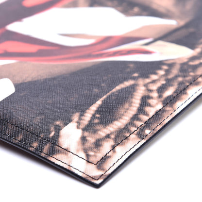 Givenchy Coated Canvas Tribal Girl Print Large Antigona Pouch 7 of 10